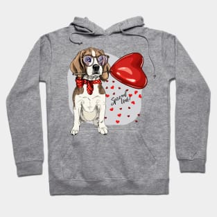 dog spread love Hoodie